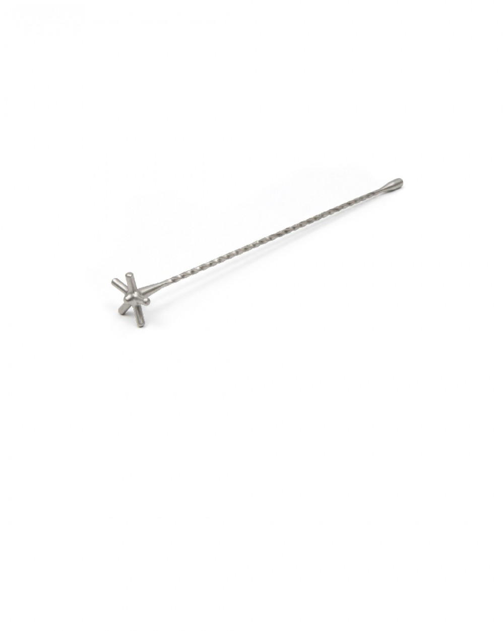 Cuchara de bar Zefiro Swizzle 30 cm, acero inoxidable satinado - Imagen 2