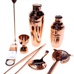 Kit Coctelería Lumian Cobre