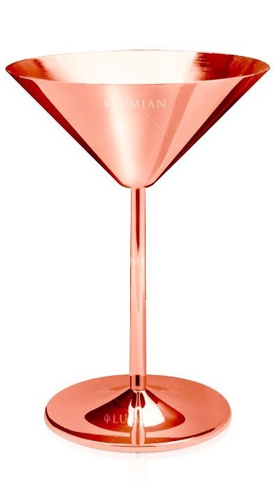 Copa Martini de cobre Bond Lumian 23 cl, acero inoxidable - Imagen 2