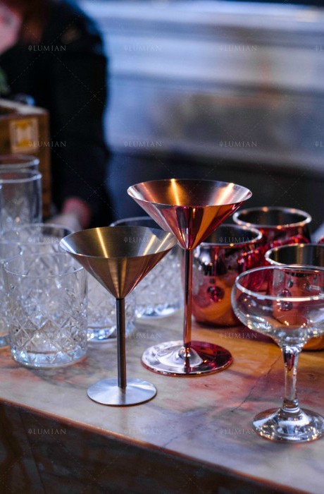 Copa Martini de cobre Bond Lumian 23 cl, acero inoxidable - Imagen 4