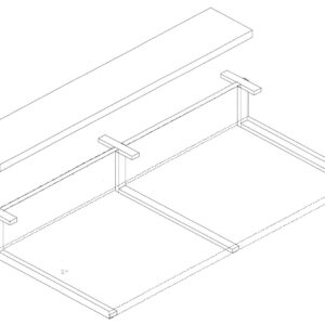 Supporto + Bancalina per piano 20cm