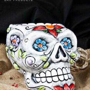 Vaso Tiki Calavera Mexicana