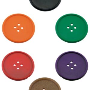 Sottobicchiere Bottone Vari Colori