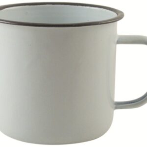Tazza Vintage Enamel Bianca