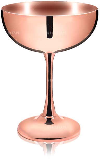 Copa de champán de cobre Artemide Lumian 23 cl, acero inoxidable - Imagen 2