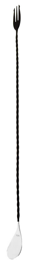Cucharilla Tridente 45 cm negro