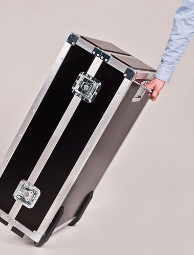 Mostrador Portátil de Bar con Maleta Trolley