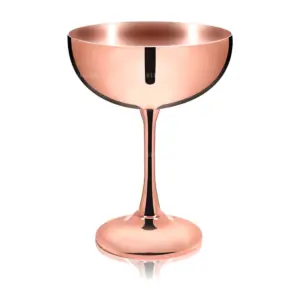 Copa de champán de cobre Artemide Lumian 23 cl, acero inoxidable
