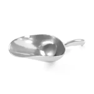 pala para hielo de aluminio 35 cl con cuenco cerrado y mango largo