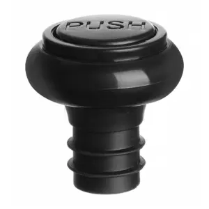 tapones de vacío para vino BarUp, pack de 2, con botón PUSH