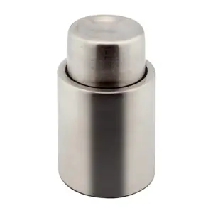 tapón de vacío para vino ILSA Mixage de acero inoxidable 18/10, pack de 2