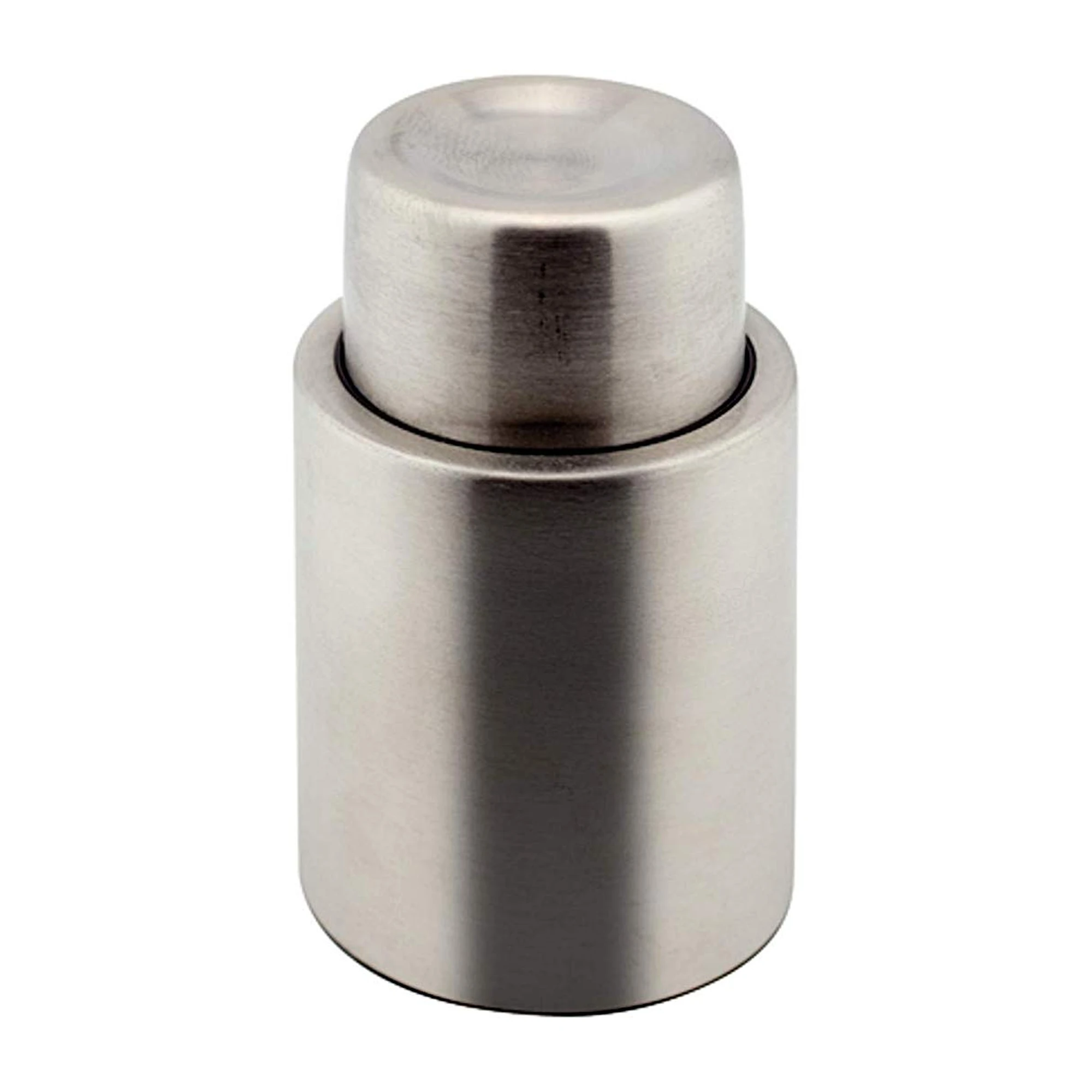 tapón de vacío para vino ILSA Mixage de acero inoxidable 18/10, pack de 2