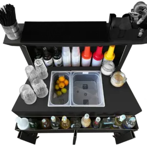 barra portátil Workstation Easy de polipropileno de 100 cm, montada